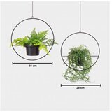 Aberto Design set žardinjera SEH-4560, 2 dijela, crne boje | Eponuda.ba