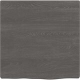  Kopalniški pult temno siv 40x40x2 cm obdelan trden les | Shoptok.si