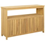  Vrtna konzola s pohranom Svijetla akacija 110 x 35 x 75 cm - 110 x 35 x 75 cm Svijetli bagrem | shoptok.hr