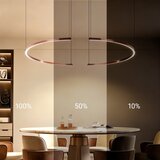  Immax NEO 07328L - LED prigušiva luster na sajli FINO 72W/230V 120 cm roze-zlatna Tuya + daljinski upravljač | Eponuda.com