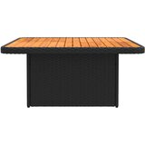  2 Kos Vrtna srednja sofa z dvigalno mizo poli ratan Črna, (5000272354) | Shoptok.si