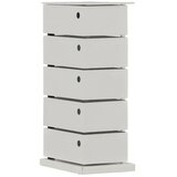 Venture Home komoda s ladicama San Carlos 26 × 72 × 38 cm, bijela | shoptok.hr