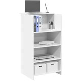 vidaXL Prijemni stol bijeli 55x50x103,5 cm izrađeno drvo u