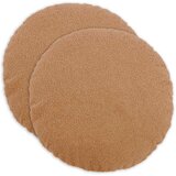  Presvlaka za jastuk 2 pcs HEERLEN Bež &amp;Oslash; 60 cm Boucl&amp;eacute; Slike