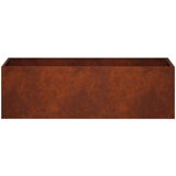  Vrtna saksija Rđa 80 x 30 x 30 cm Otporni čelik | shoptok.hr