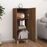  Komoda boja smeđeg hrasta 34 5x34x90 cm konstruirano drvo | shoptok.hr