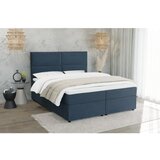 Ropez Tamno plavi boxspring krevet s prostorom za pohranu 160x200 cm – | shoptok.hr
