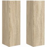TV zidni ormar 2 pcs Sonoma 30 x 31 x 100 cm Konstruirano drvo | Eponuda.ba