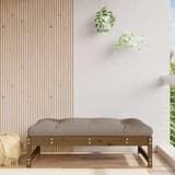  Vrtni stolček za noge medeno rjav 120x80 cm trdna borovina Cene