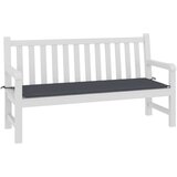  Jastuk za vrtnu klupu antracit 150 x 50 x 3 cm tkanina Oxford | shoptok.hr