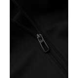 Ombre Men's unbuttoned hooded sweatshirt with piping - black | shoptok.hr