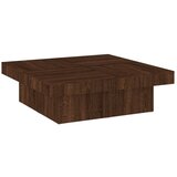 Maison Chic Klubska mizica - kavna mizica - Nizka mizica rjavi hrast 90x90x28 cm inženirski les, (21753986) | Shoptok.si