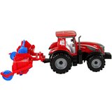  Rdeči traktor s plugom na trenje | Shoptok.si