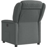 vidaXL Električni naslanjač temno sivo blago | Shoptok.si