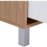 Modern Living Nočna Omarica Box, Bela, Barva Hrasta | Shoptok.si