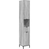  Set namještaja za kupaonicu Siva Sonoma Inženjersko drvo, Metal | shoptok.hr