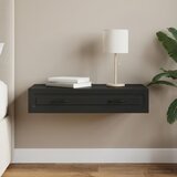 Stolna montirana na zid Crna 87,5 x 34,5 x 17 cm | shoptok.hr
