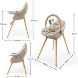 Kinderkraft Hranilica Fini UP 3u1, Beige | shoptok.hr
