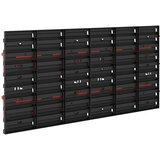  Stalak za kontejnere Crna i crvena 77,5 x 2 x 39 cm PP Slike