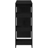  Barski stol s policama Crni hrast 90x40x103 5 cm Konstruirano drvo - Crni hrast | shoptok.hr
