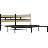  Metalni okvir kreveta bez madraca boja hrasta sonome 193x203 cm | Eponuda.ba