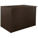  Vrtna škatla rjava 150x100x100 cm poli ratan Cene
