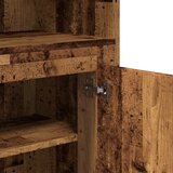  Visoka komoda boja drva 60 x 35,5 x 103,5 cm konstruirano drvo | shoptok.hr