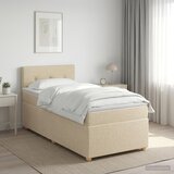  Boxspring krevet s madracem Krem 80 x 200 cm Tkanina 80 x 200 x 100.5 cm | Shoptok.si