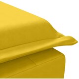Masažna počivaljka s valjkastim jastukom žuta baršunasta | Eponuda.com
