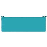  Jastučići za klupe - 2 dijela SOEST 100% poliester Tirkizna - Tirkizna 140 x 50 x 8 cm Poliester | shoptok.hr