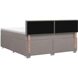  Boxspring krevet s madracem Sivosmeđa 140 x 200 cm Tkanina | shoptok.hr