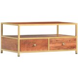The Living Store Klubska mizica 90x50x40 cm trden akacijev les - Klubska Mizica, (21574789) | Shoptok.si