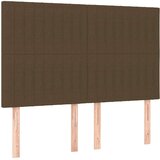 vidaXL Krevet s oprugama i madracem tamnosmeđi 140 x 190 cm od tkanine | shoptok.hr
