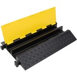 vidaXL Rampa za zaštitu kabela s 2 kanala 90 cm gumena | shoptok.hr