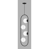 Squid Lighting Crna viseća svjetiljka sa staklenim sjenilom Club – | shoptok.hr