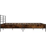  Okvir kreveta boja hrasta 180x20 cm konstruirano drvo i metal | shoptok.hr
