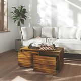  Stolić za kavu boja hrasta 90 x 50 x 41,5 cm konstruirano drvo | shoptok.hr