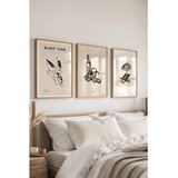 WALLXPERT Ç-300523 - 3040 multicolor dekorativni set slika (3 komada) | Eponuda.com