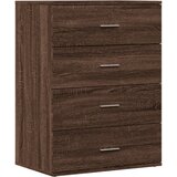  The Living Store Komoda rjavi hrast 60x39x80 cm inženirski les - Komoda, (21498605) | Shoptok.si