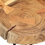  Stolić za kavu 36 cm s 4 izrezana debla masivnog drva bagrema | shoptok.hr