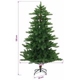  Umjetno božićno drvce s kuglicama 120 cm 150 LED lampica - 120 cm s LED-ima i crnim lopticama | shoptok.hr