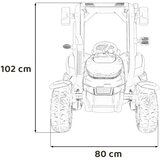  Dječji traktor na akumulator BLAST s prikolicom, plavi | shoptok.hr