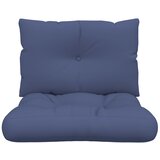  Set jastuka za palete modri 60 x 38 x 13 cm od tkanine | Eponuda.com