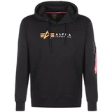 Alpha LABEL HOODY Crna