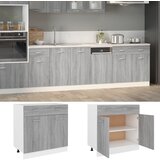 vidaXL Spodnja omarica siva sonoma 80x46x81,5 cm inženirski les Cene
