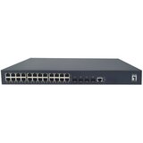  LevelOne 28-Port L3 Lite Managed Gigabit PoE Switch, 802.3af /at PoE, 24 PoE Outputs, 400W Power Budget, 4 x 10G SFP+, Dual AC Redundant Power Supply Cijene