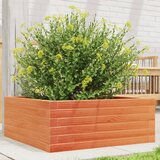  Vrtna sadilica voštano smeđe boje 60x60x23 cm od borovine | shoptok.hr