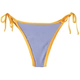 Bershka Bikini hlačke svetlo lila / oranžna