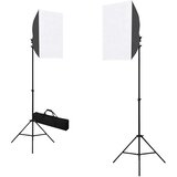  Komplet fotografske opreme sa svjetlima softbox i pozadinom Bijela 300 x 300 cm | shoptok.hr