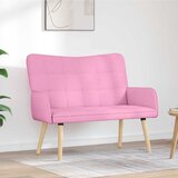  Kauč za dvoje Ružičasta 115 x 61 x 87 cm tkanina Cijene